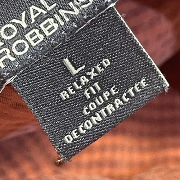 Royal Robbins men relaxed fit coupe short sleeve button up shirt sz Large hiking - Picture 11 of 11